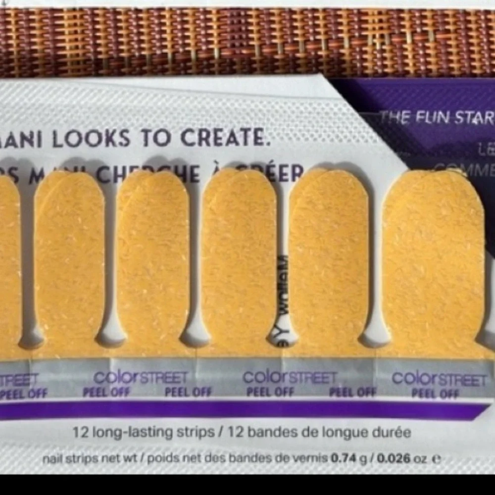 Color Street Gold Nail Strips